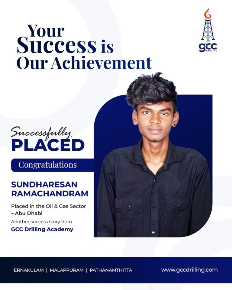 Successfully Placed Student – GCC Drilling Academy