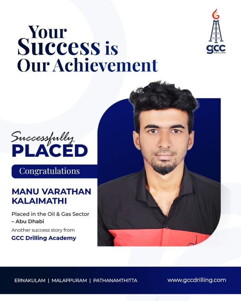 Successfully Placed Student – GCC Drilling Academy