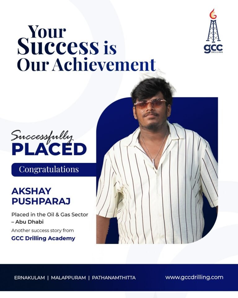 Successfully Placed Student – GCC Drilling Academy