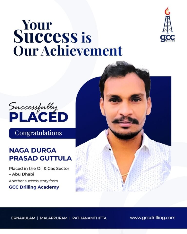 Successfully Placed Student – GCC Drilling Academy