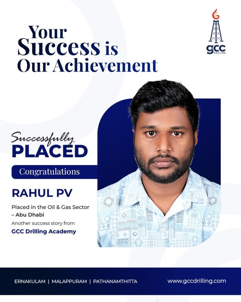 Successfully Placed Student – GCC Drilling Academy