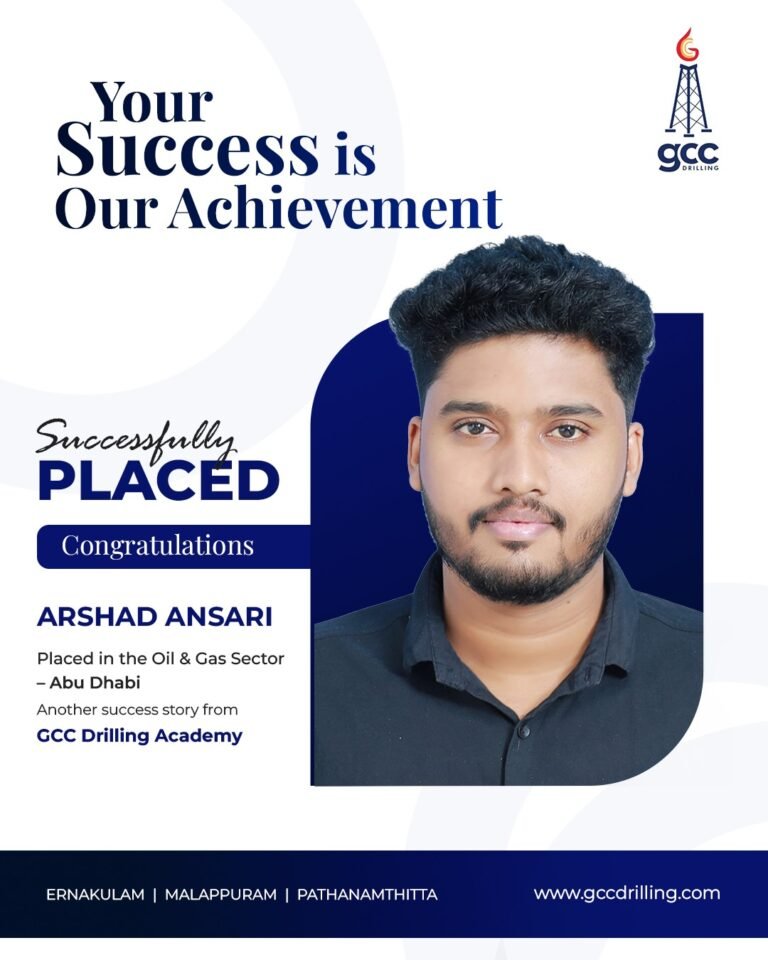 Successfully Placed Student – GCC Drilling Academy