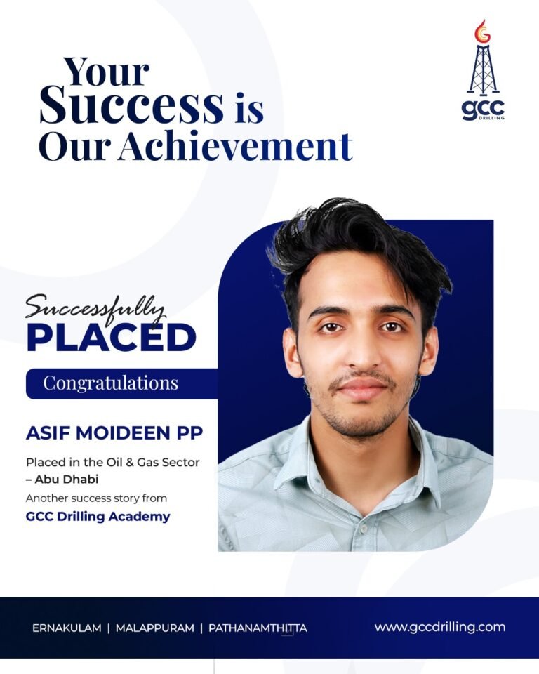 Successfully Placed Student – GCC Drilling Academy