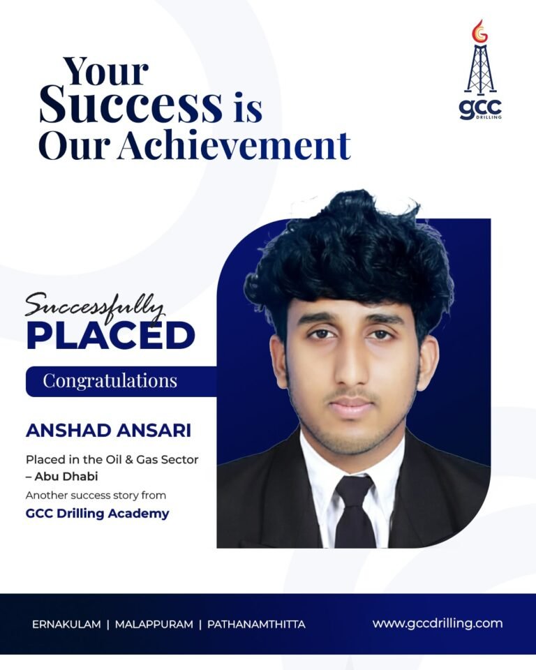Successfully Placed Student – GCC Drilling Academy