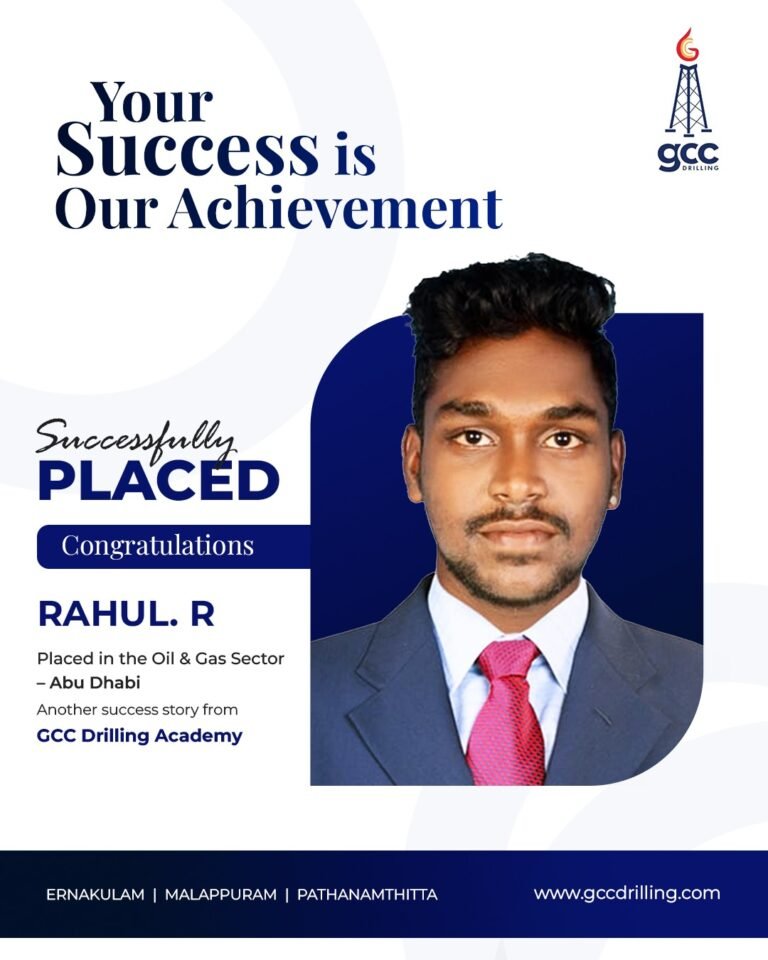 Successfully Placed Student – GCC Drilling Academy