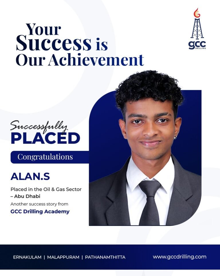 Successfully Placed Student – GCC Drilling Academy