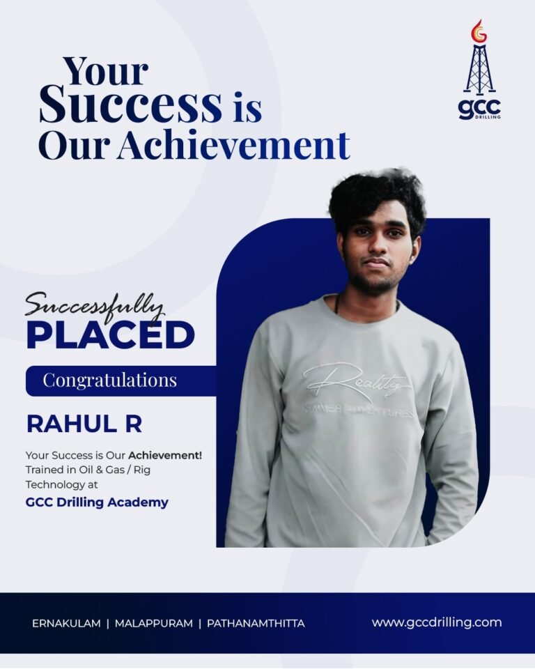 Successfully Placed Student – GCC Drilling Academy