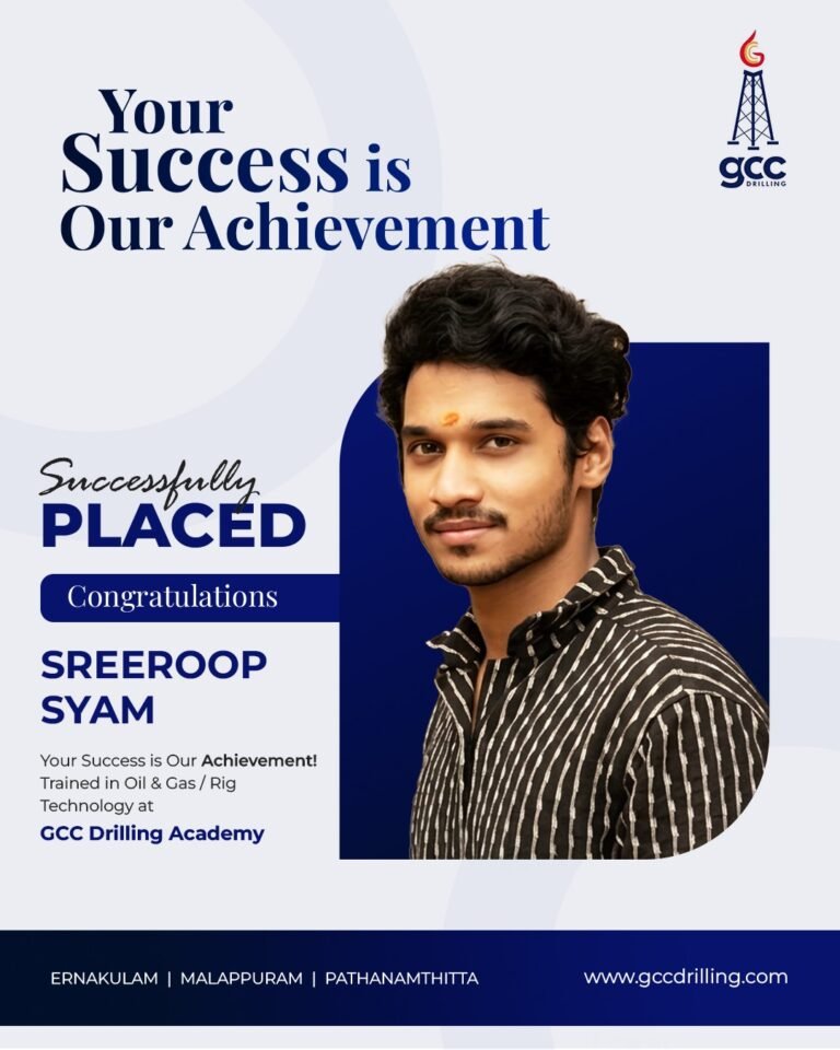 Successfully Placed Student – GCC Drilling Academy