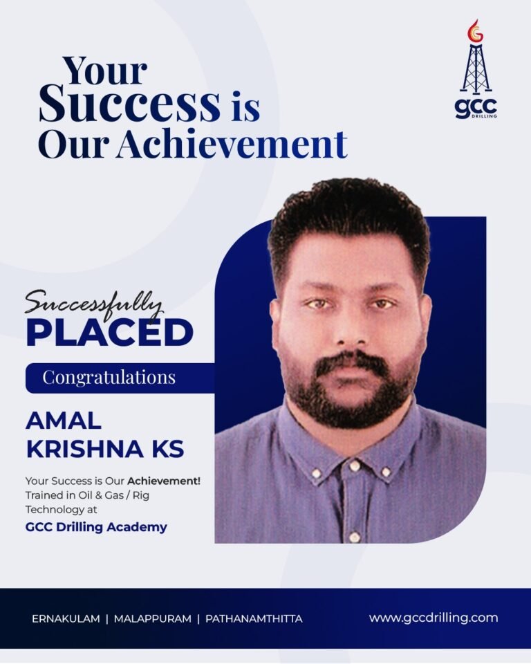 Successfully Placed Student – GCC Drilling Academy