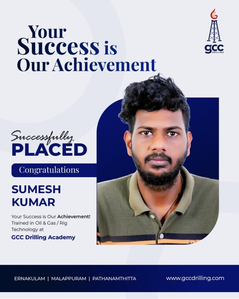 Successfully Placed Student – GCC Drilling Academy