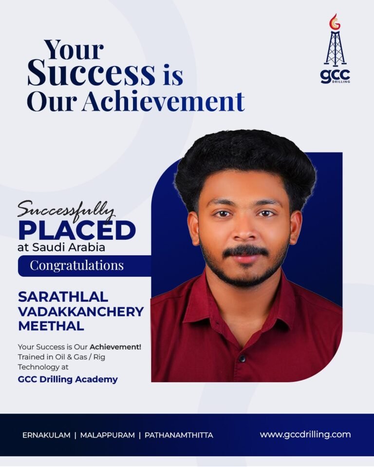 Successfully Placed Student – GCC Drilling Academy